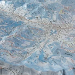 Carte 3D Deniveles Domaine Megeve - Saint-Gervais - Combloux
