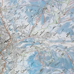 Carte 3D Deniveles Domaine Megeve - Saint-Gervais - Combloux