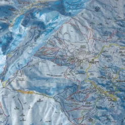 Carte 3D Deniveles Domaines Les Sybelles
