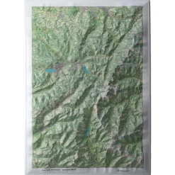Carte 3D Deniveles Hautes Vosges Gérardmer