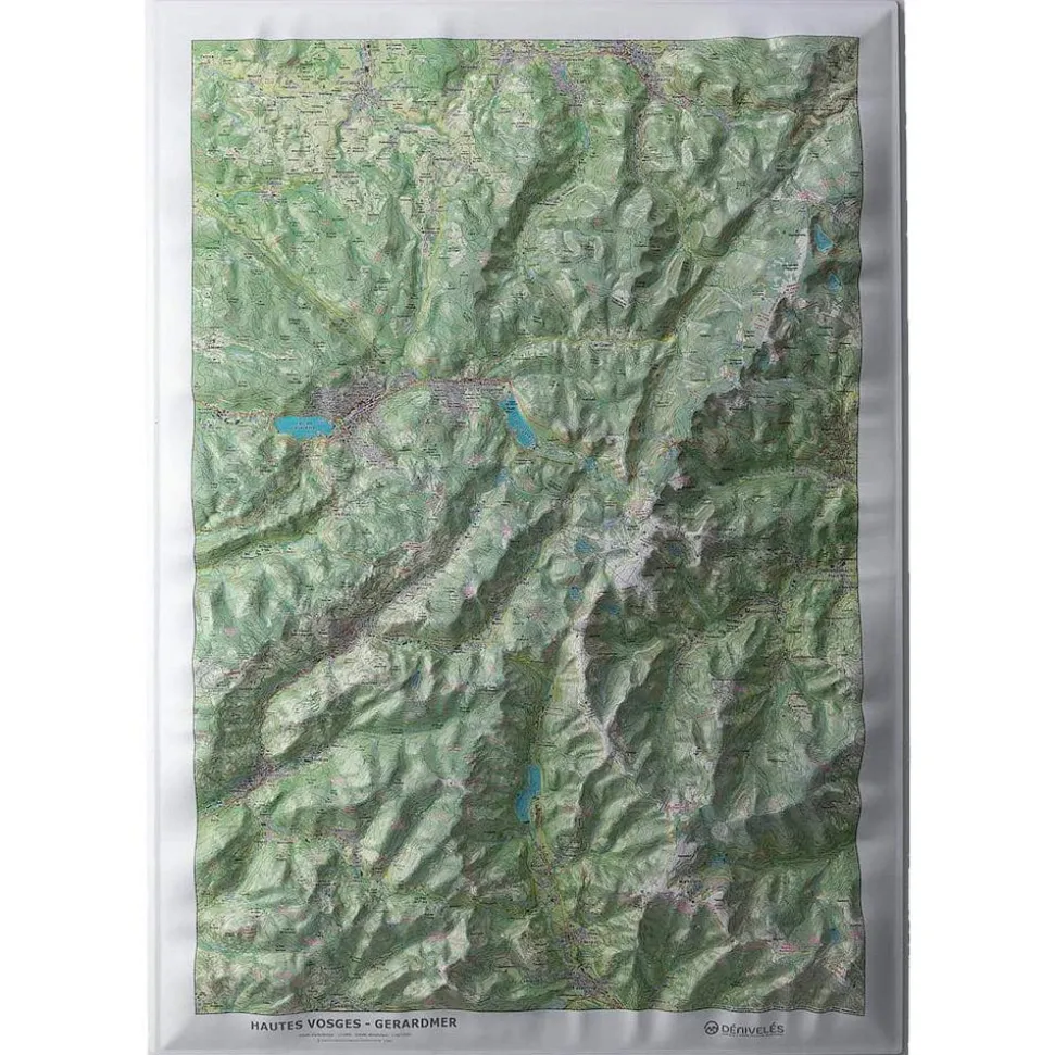 Carte 3D Deniveles Hautes Vosges Gérardmer