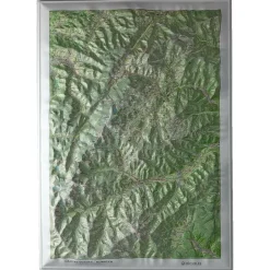 Carte 3D Deniveles Hautes Vosges Munster