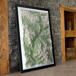 Carte 3D Deniveles Le Briançonnais