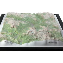 Carte 3D Deniveles Le Briançonnais
