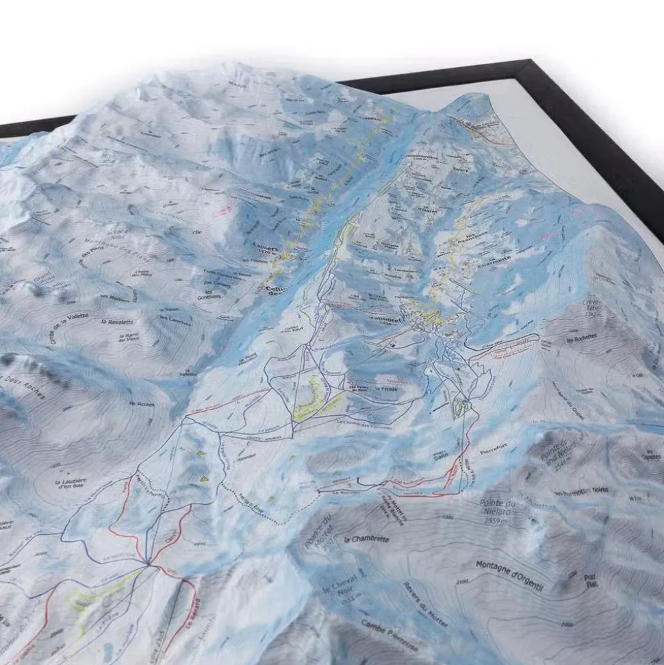 Carte 3D Deniveles Le Grand Domaine (Valmorel, Saint-Franois Longchamps)