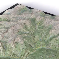 Carte 3D Deniveles Le Queyras