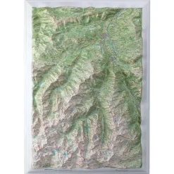 Carte 3D Deniveles Massif de Cauterets