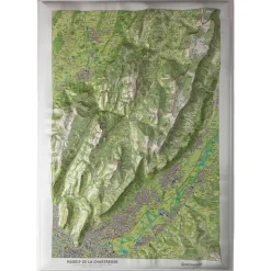 Carte 3D Deniveles Massif De La Chartreuse