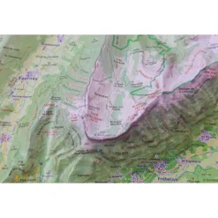 Carte 3D Deniveles Massif Des Bauges