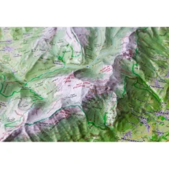 Carte 3D Deniveles Massif Des Bauges