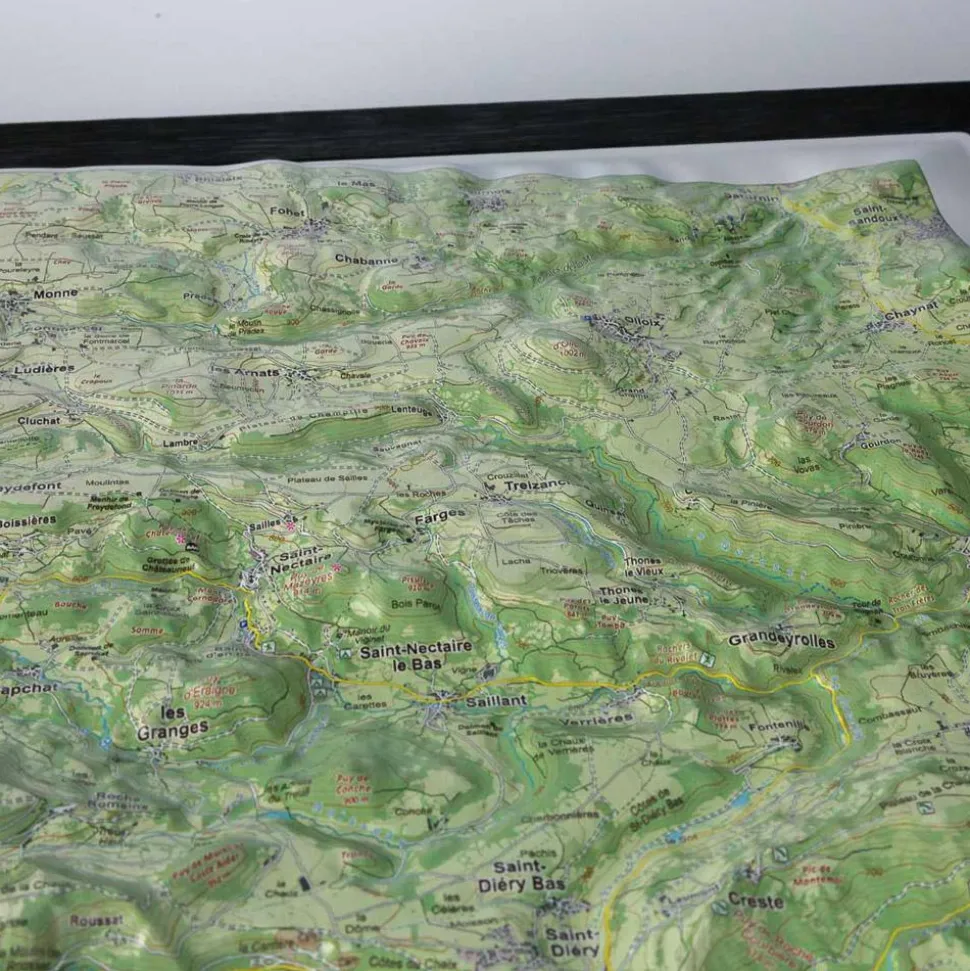 Carte 3D Deniveles Massif Du Sancy (Été)