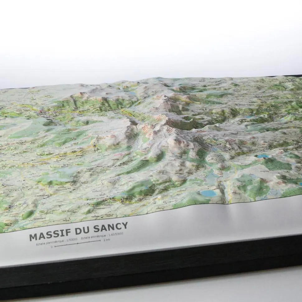 Carte 3D Deniveles Massif Du Sancy (Été)