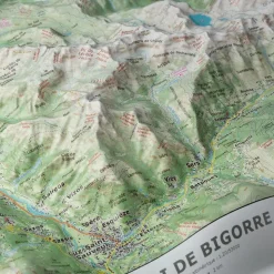 Carte 3D Deniveles Pic du Midi de Bigorre