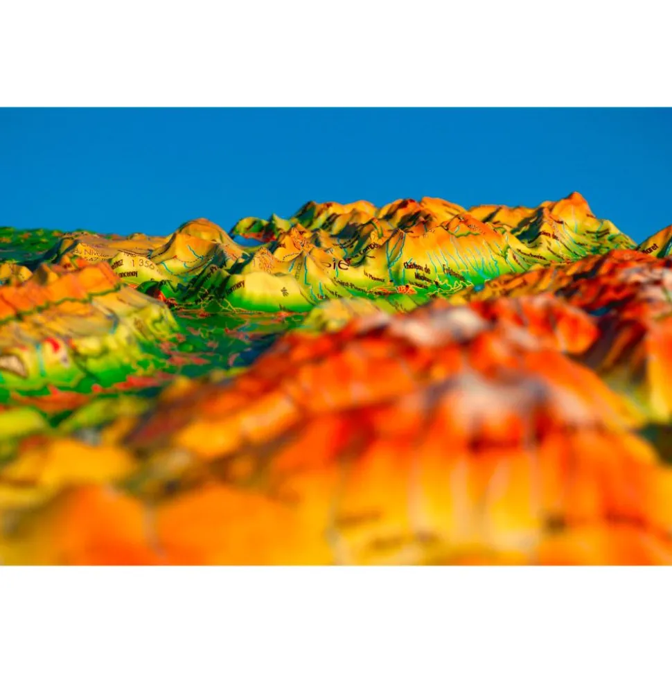 Carte 3D 3DMAP Bauges-Belledonne-Chartreuse
