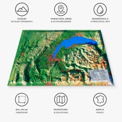 Carte 3D 3DMAP Jura & Léman