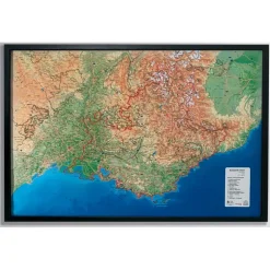 Carte 3D 3DMAP La Provence-Alpes-Côte-d'Azur