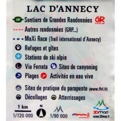 Carte 3D 3DMAP Le Lac D'annecy
