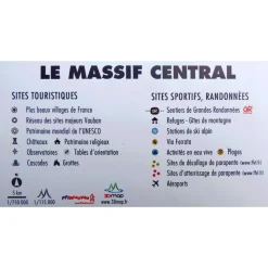 Carte 3D 3DMAP Le Massif Central