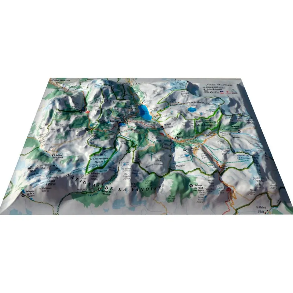 Carte 3D 3DMAP Tignes-Val D'isère