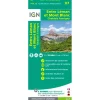 Carte IGN Entre Leman et Mont-Blanc Chablais Faucigny