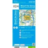 Carte IGN 2432ET Massif du Sancy, PNR des Volcans d'Auvergne