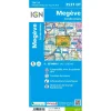 Carte IGN 3531OT Megève, Col des Aravis