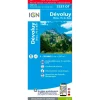 Carte IGN 3333OTR Massif de la Chartreuse Nord - Résistante
