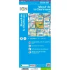 Carte IGN 3334OTR Massif de la Chartreuse Sud - Résistante