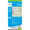 Carte IGN 2631SB Thiers, Pont-du-Château