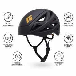 Caschi di arrampicata Black Diamond Vapor Black