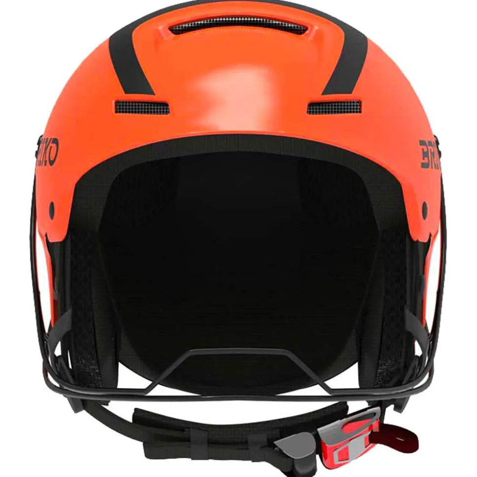 Casco Briko Slalom Epp Shiny Orange Fluo Black