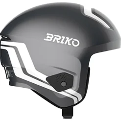 Casco Briko Vulcano 2.0 Mips Shiny Metallic Dark Grey White