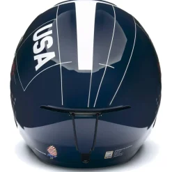 Casco Briko Vulcano 2.0 USA Shiny Blue White Cardinal Red