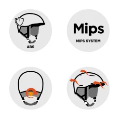Casco Cebe Pow Mips 2 Black Grey