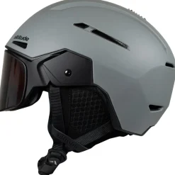 Casco con visiera Altitude Eyewear Stratos Visor Grey Metalic