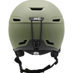 Casco con visiera AZR Orion Visor Kaki Noir Mat Gris Miroir + Yellow Visor