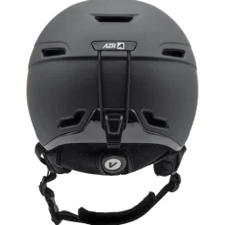 Casco con visiera AZR Orion Visor Noir Mat Gris Miroir + Yellow Visor