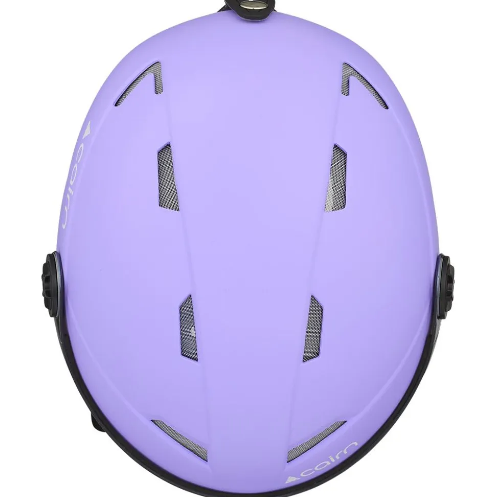 Casco con visiera Cairn Android Visor Junior Mat Lilac