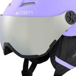 Casco con visiera Cairn Android Visor Junior Mat Lilac