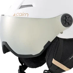 Casco con visiera Cairn Android Visor Mat White Biscuit