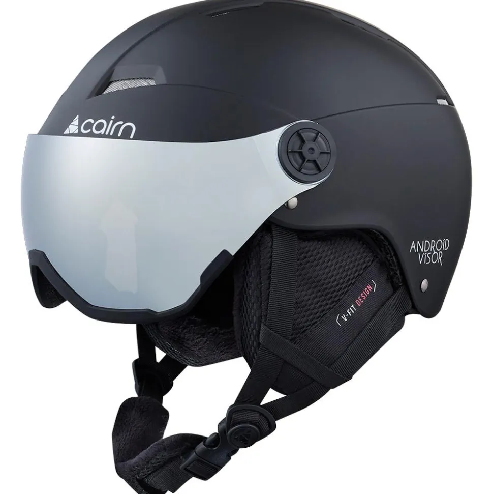 Casco con visiera Cairn Android Visor Mat Black