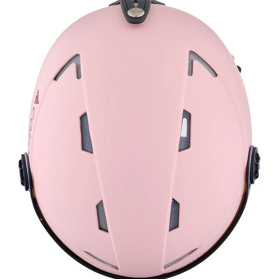 Casco con visiera Cairn Android Visor Mat Powder Pink