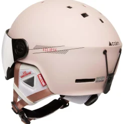 Casco con visiera Cairn Eclipse Rescue Mat Powder Pink