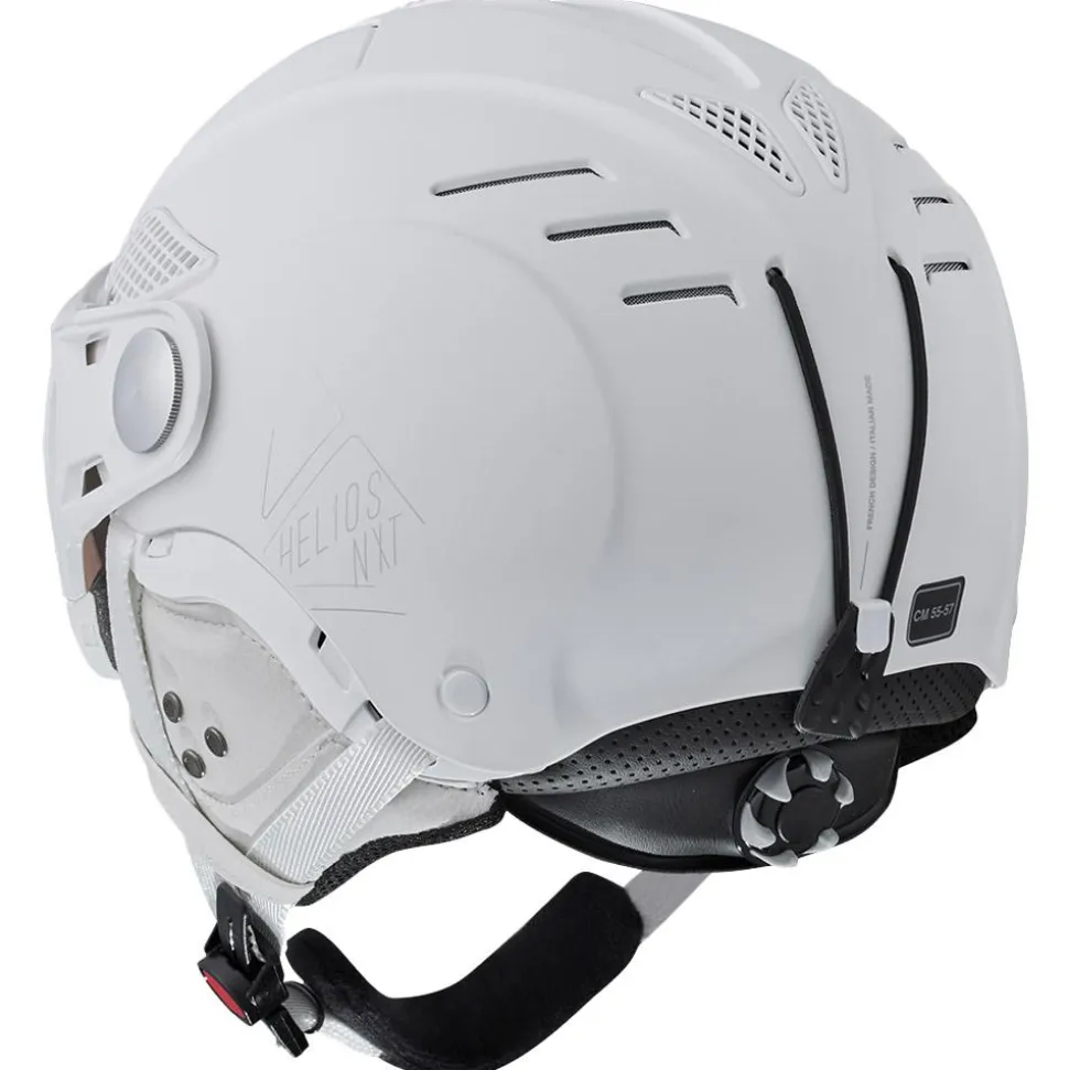 Casco con visiera Cairn Helios Evolight Nxt Mat White
