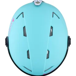 Casco con visiera Cairn Orbit Visor Junior Turquoise Neon Pink