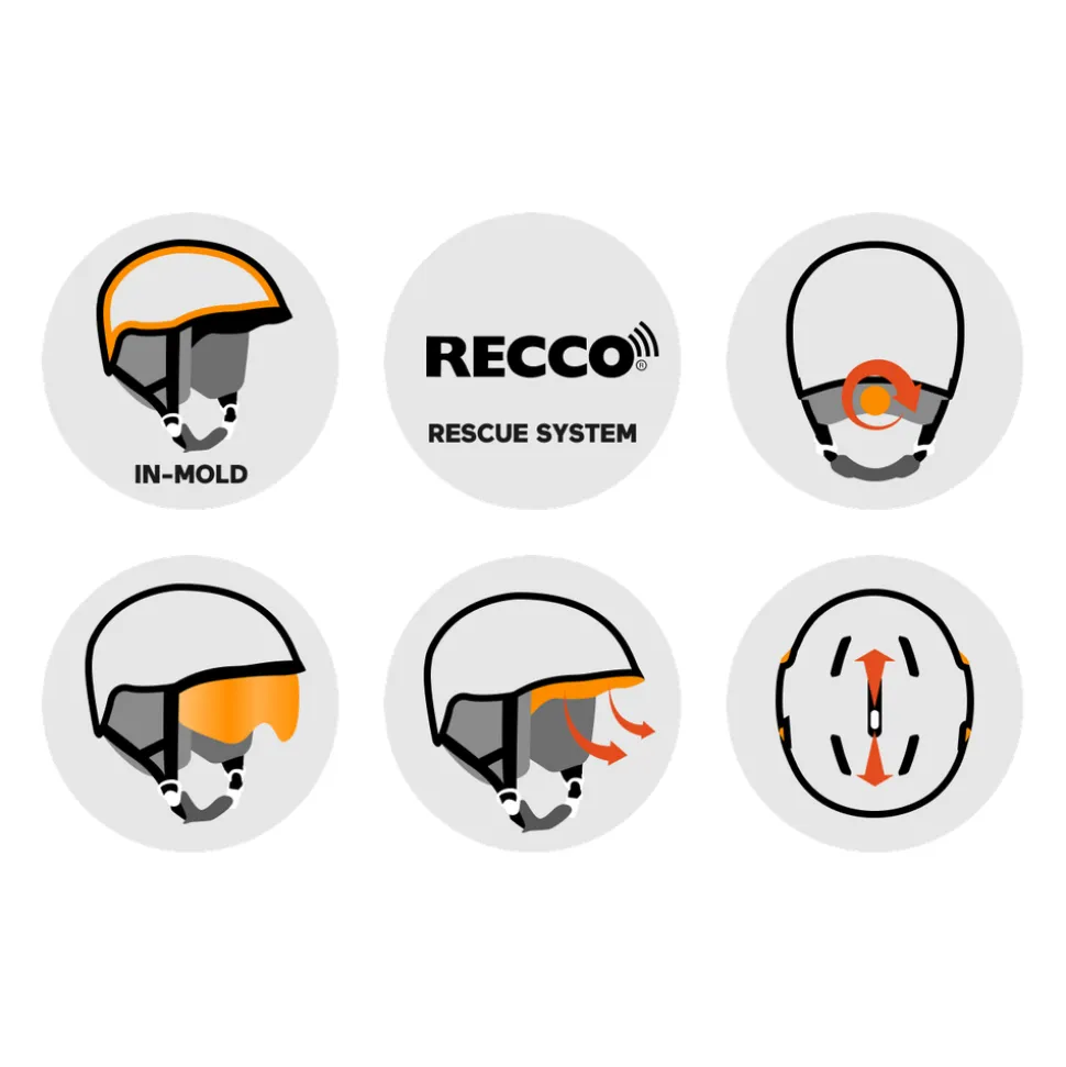 Casco con visiera Cairn Rise Visor Pure Mat Cameleon Photo