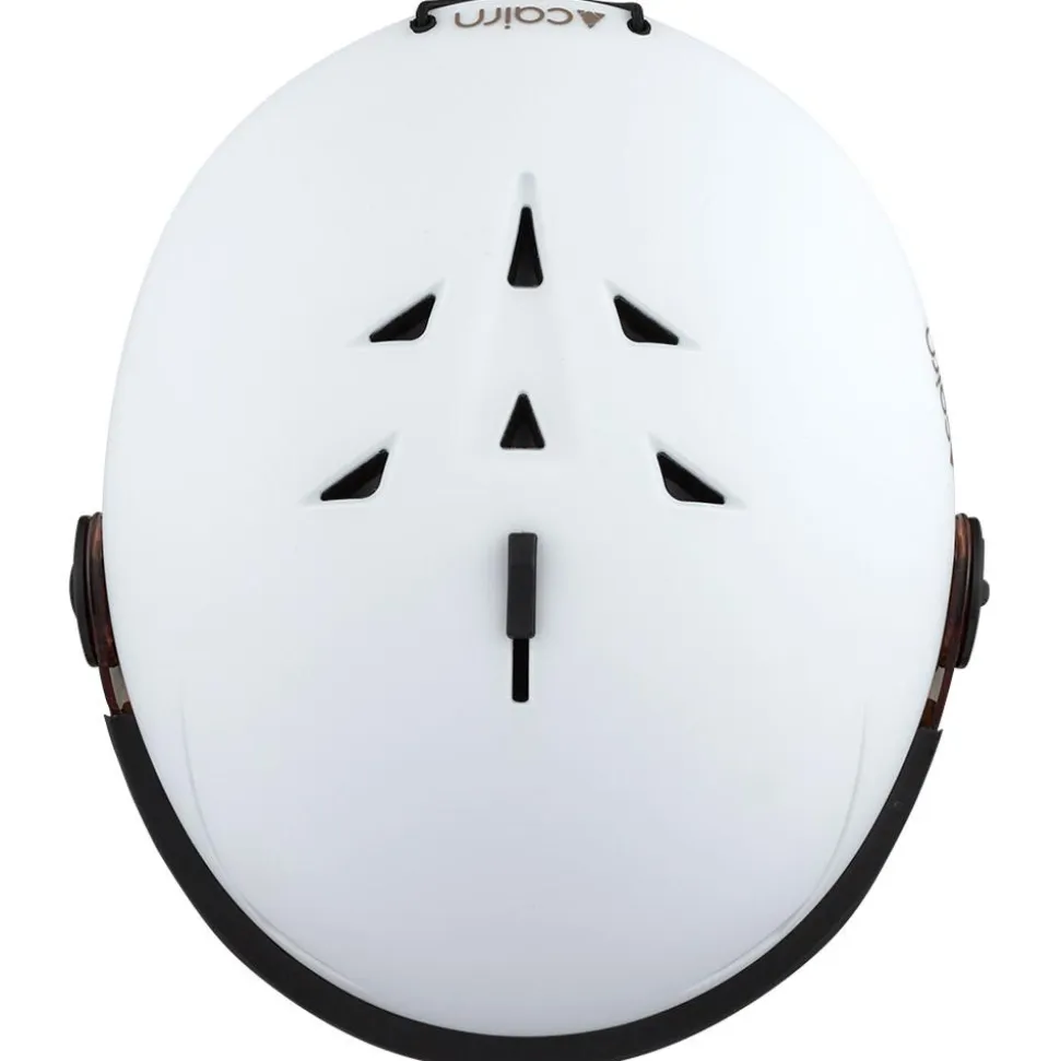 Casco con visiera Cairn Rise Visor Pure Mat White Photo