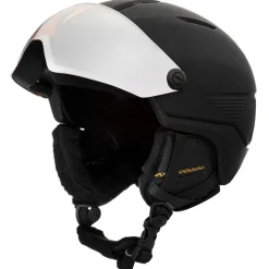 Casco con visiera Rossignol Fit Visor Impacts Women Black Orange Silver Mirror