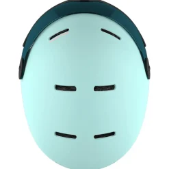 Casco con visiera Salomon Orka Visor Bleached Aqua Flash Blue