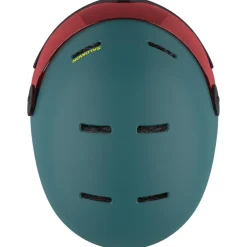 Casco con visiera Salomon Orka Visor North Atlantic Flash Red